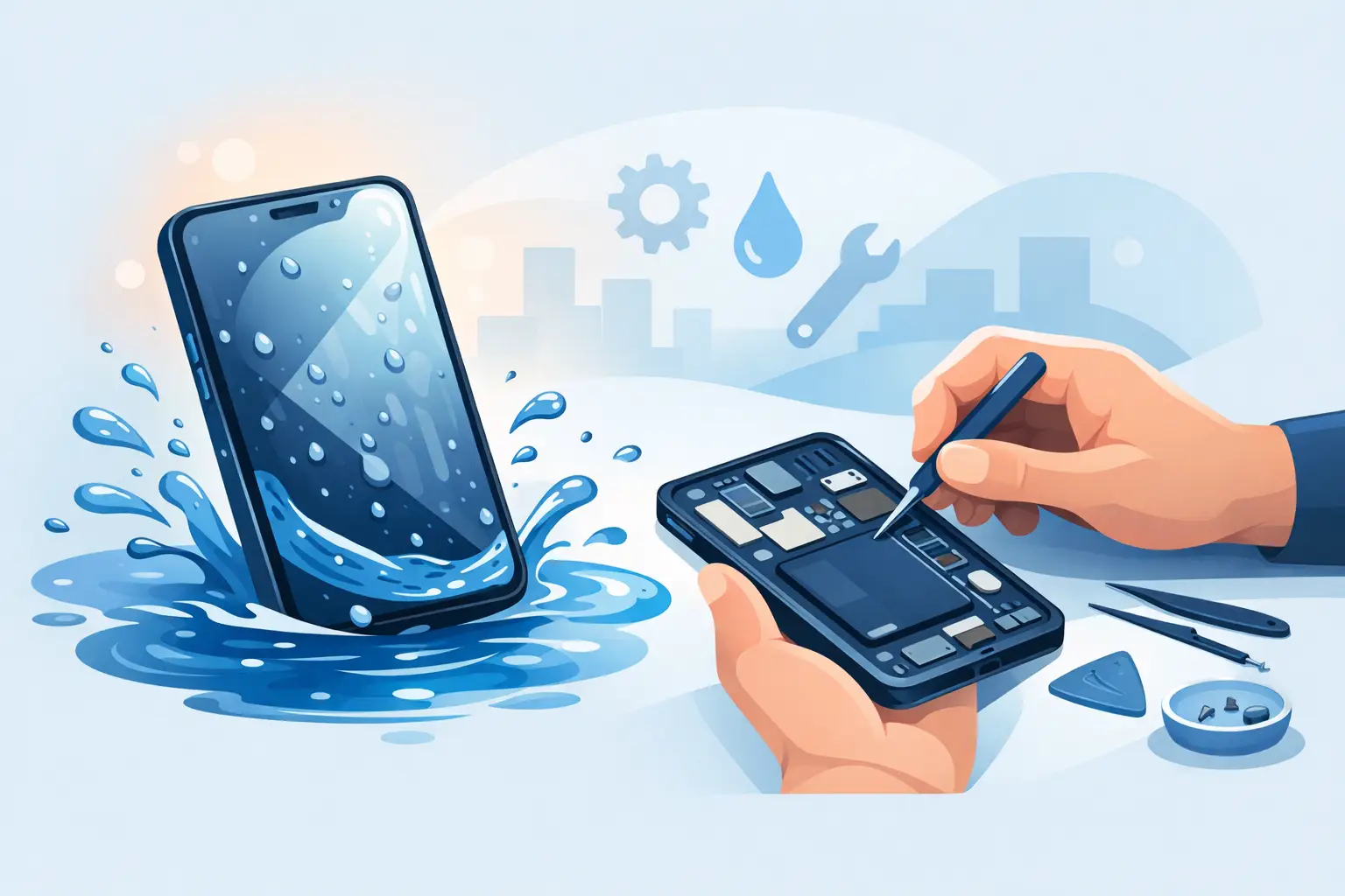 Can Water Damaged Phones Be Repaired?