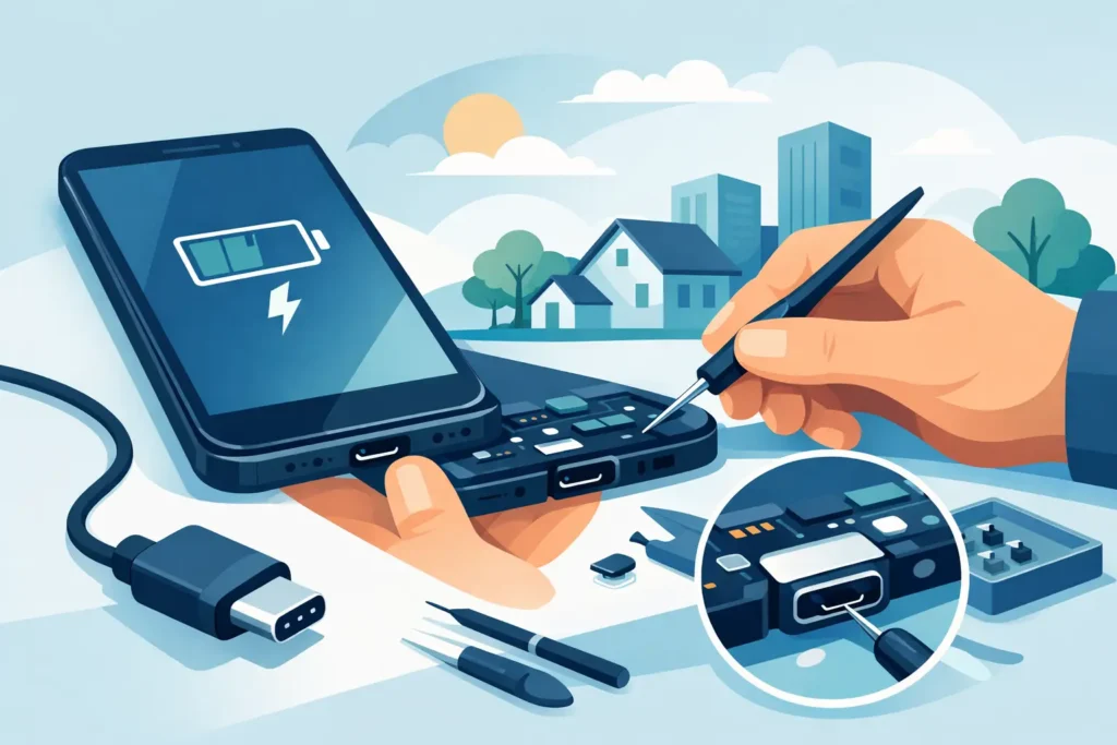 Charging Port Repair Sunninghill