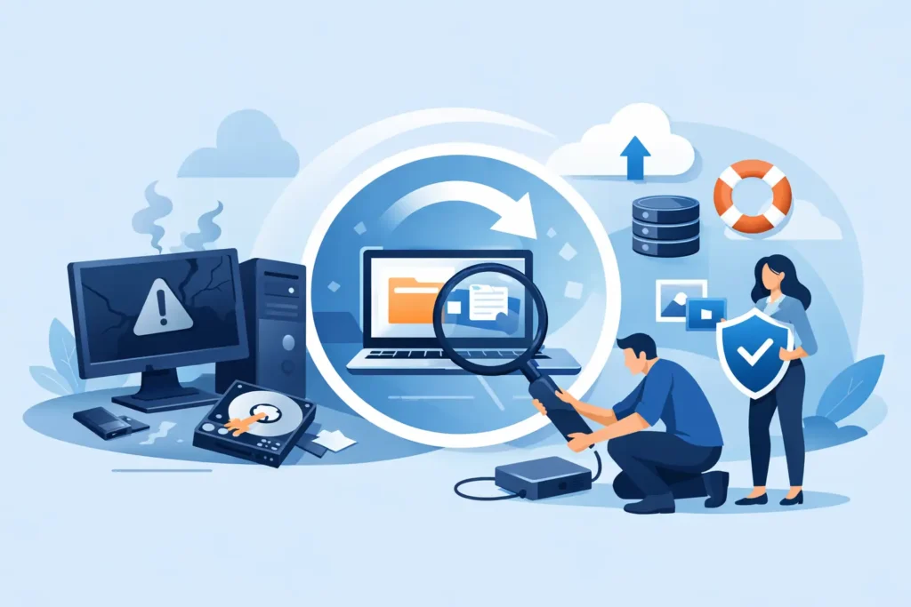 Data Recovery After System Crash: What Works