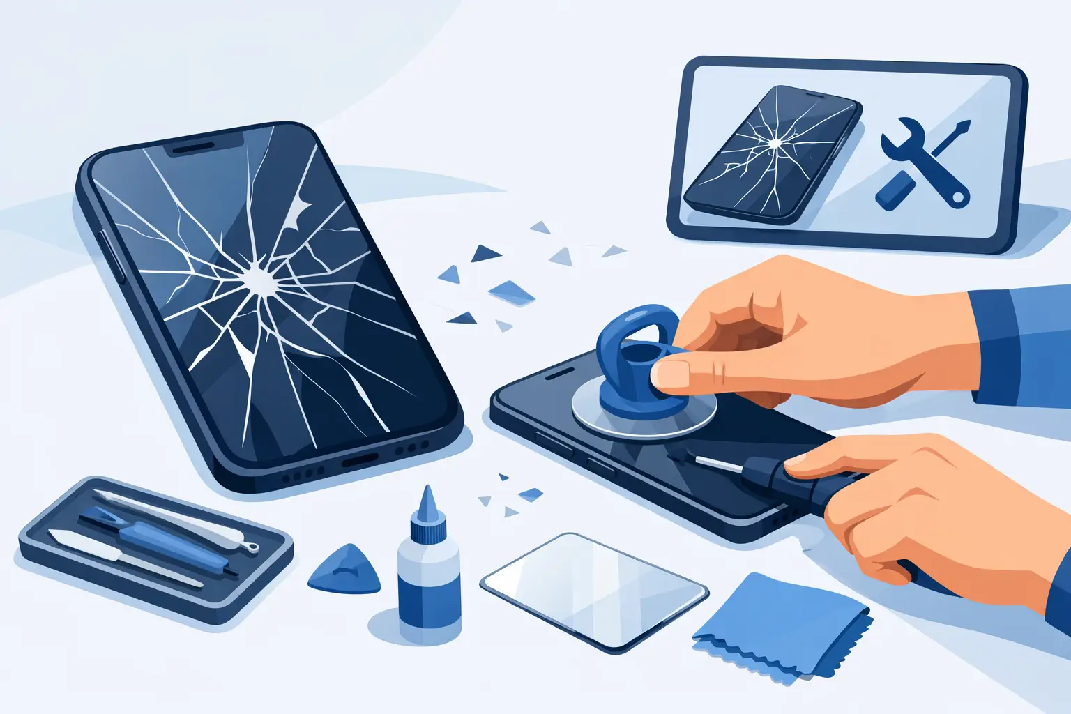 How to Fix Cracked Phone Screen Safely
